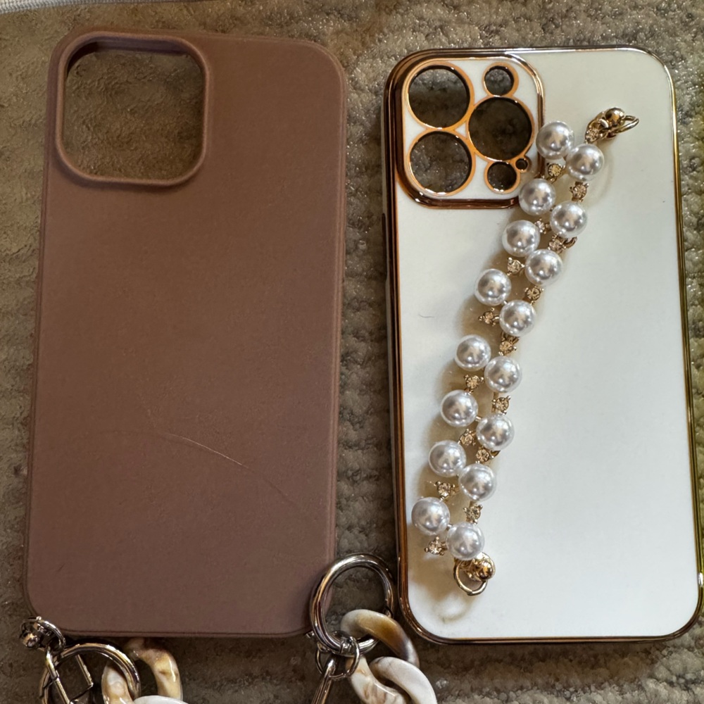 Lot of THREE NEW IPhone 13 Pro MAX cases and lens shield